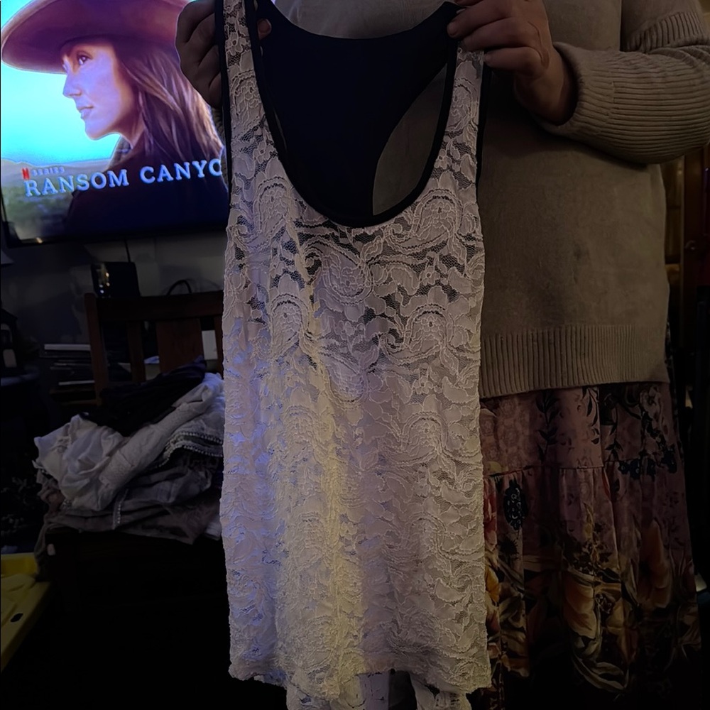 Elegant Lace Tank Top